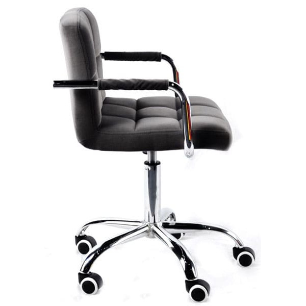 Стілець Onder Mebli Arno-Arm CH-Office Сірий B-1004 Оксамит-2