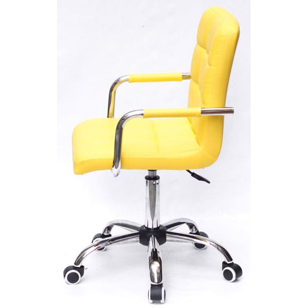 Стілець Onder Mebli Augusto-Arm CH-Office Жовтий 1006 Екошкіра-3