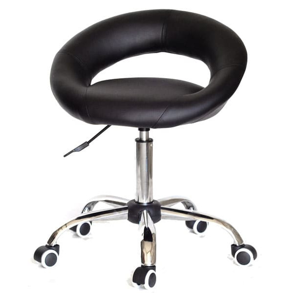 Стілець Onder Mebli Holy CH-Office Чорний Екошкіра-1