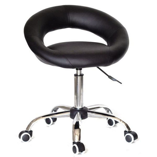 Стілець Onder Mebli Holy CH-Office Чорний Екошкіра-0