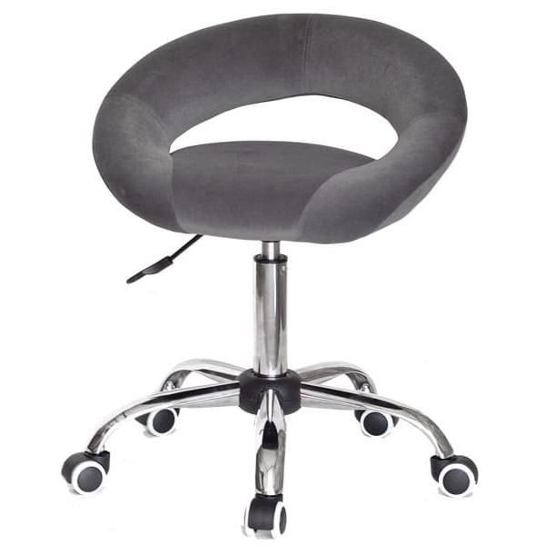 Стілець Onder Mebli Holy CH-Office Сірий B-1004 Оксамит-1
