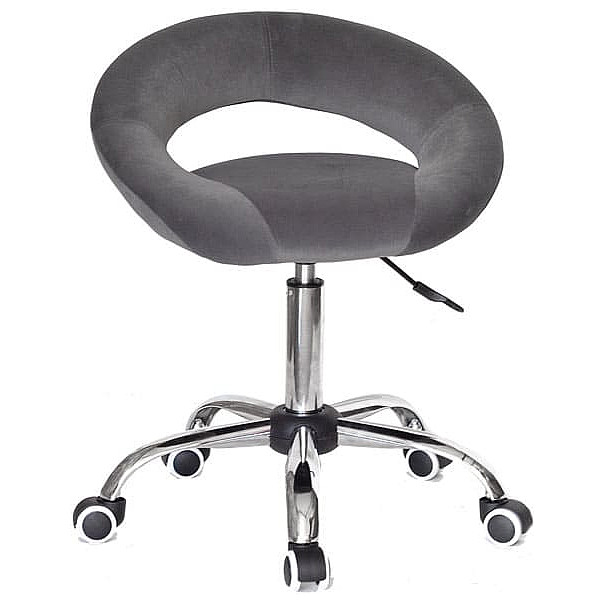 Стілець Onder Mebli Holy CH-Office Сірий B-1004 Оксамит-0