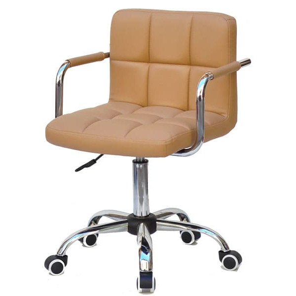 Стул Onder Mebli Arno-Arm CH-Office Бежевый 1009 Экокожа-1