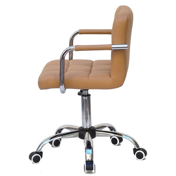 Стул Onder Mebli Arno-Arm CH-Office Бежевый 1009 Экокожа-2