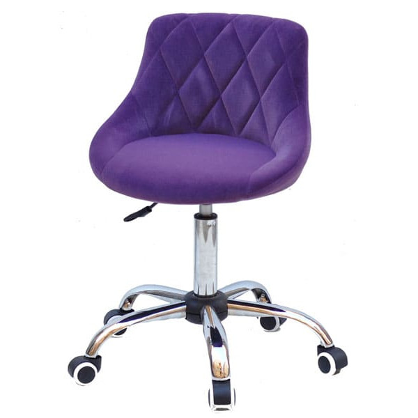 Стілець Onder Mebli Foro CH-Office Пурпур B-1013 Оксамит-1