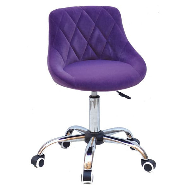 Стілець Onder Mebli Foro CH-Office Пурпур B-1013 Оксамит-0