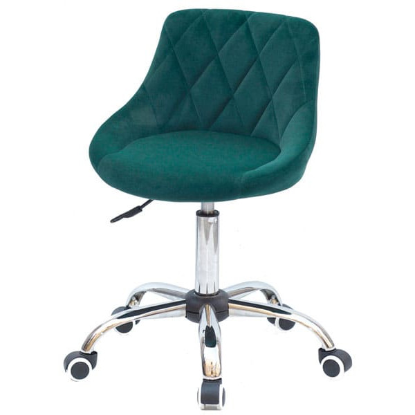 Стілець Onder Mebli Foro CH-Office Зелений B-1003 Оксамит-1