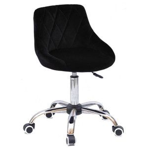 Стілець Onder Mebli Foro CH-Office Чорний B-1011 Оксамит