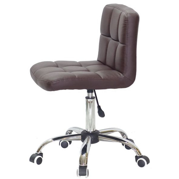Стілець Onder Mebli Arno CH-Office Темно-коричневий 1015 Екошкіра-3
