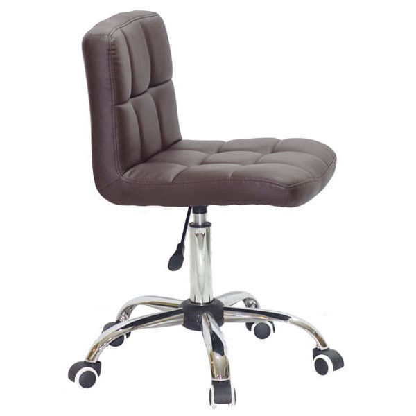 Стілець Onder Mebli Arno CH-Office Темно-коричневий 1015 Екошкіра-2