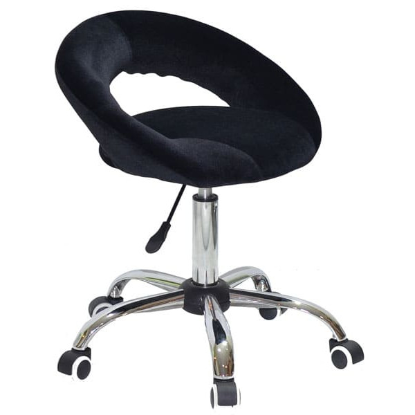 Стілець Onder Mebli Holy CH-Office Чорний B-1011 Оксамит-0