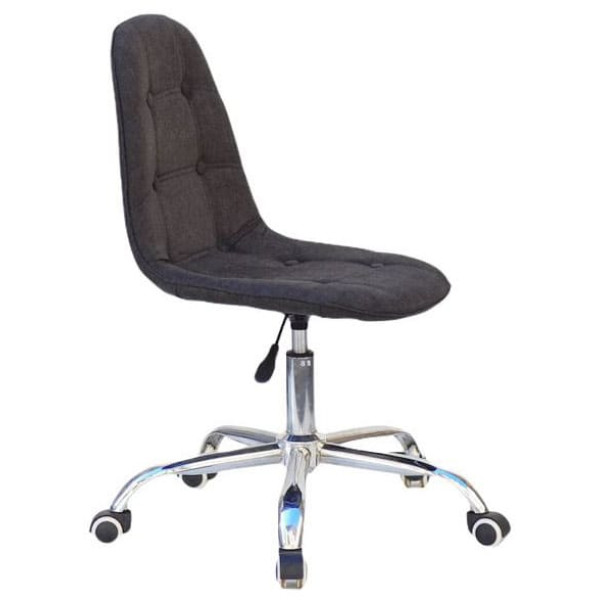 Стілець Onder Mebli Alex Office Темно-сірий G-111 Шеніл-3