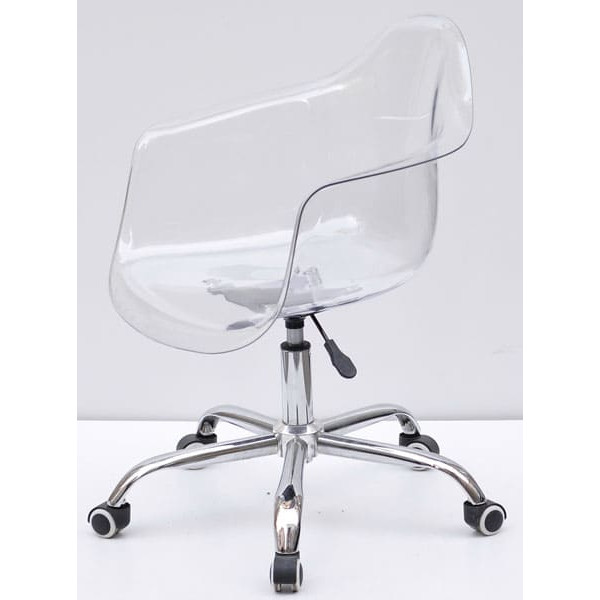 Стілець Onder Mebli Leon Carbon Office Прозорий-2