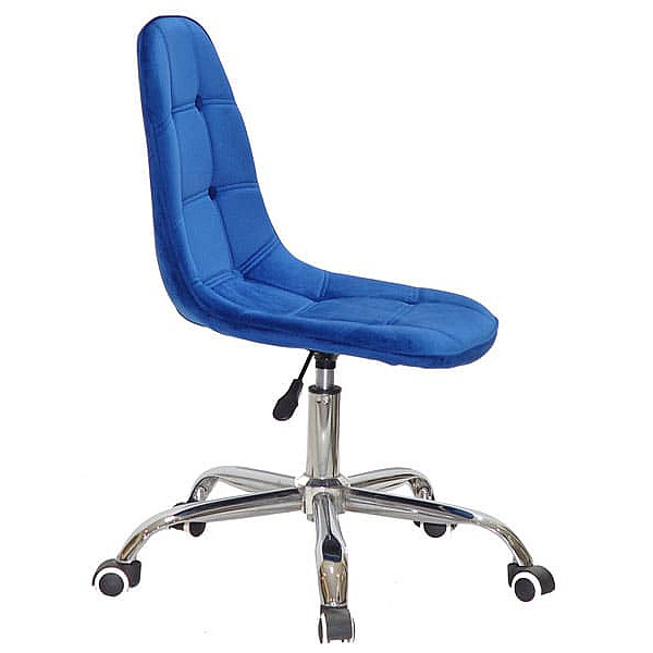 Стілець Onder Mebli Alex Office Синій B-6 Оксамит-1