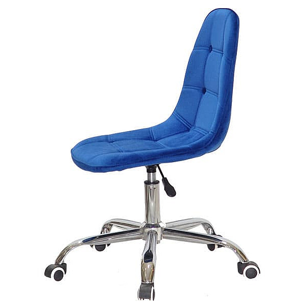Стілець Onder Mebli Alex Office Синій B-6 Оксамит-2