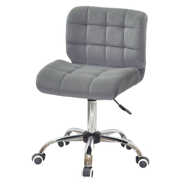 Стілець Onder Mebli Soho CH-Office Сірий B-1004 Оксамит-1