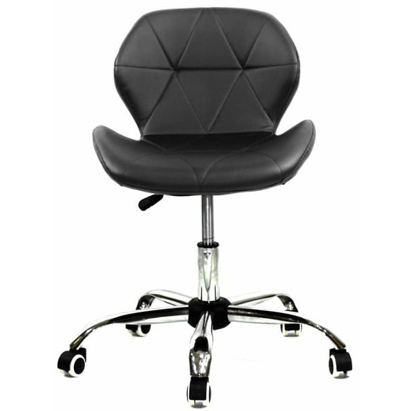 Стілець Onder Mebli Invar Office Чорний Екошкіра-0