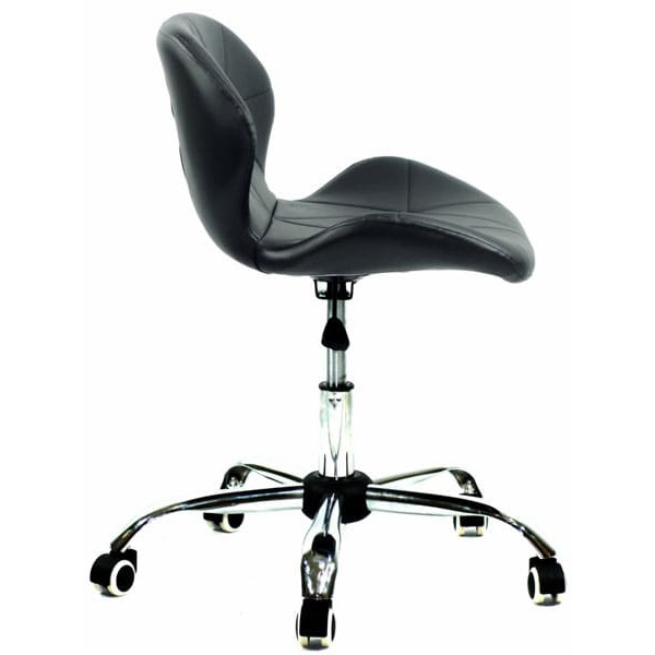 Стілець Onder Mebli Invar Office Чорний Екошкіра-1