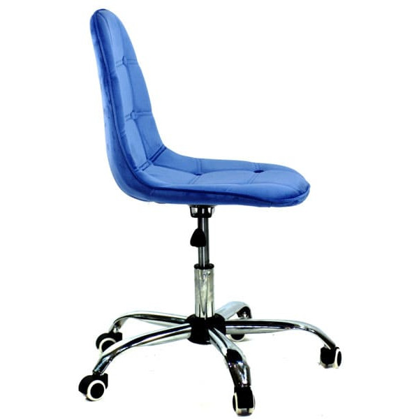 Стул Onder Mebli Alex Office Синий B-1 Бархат-1