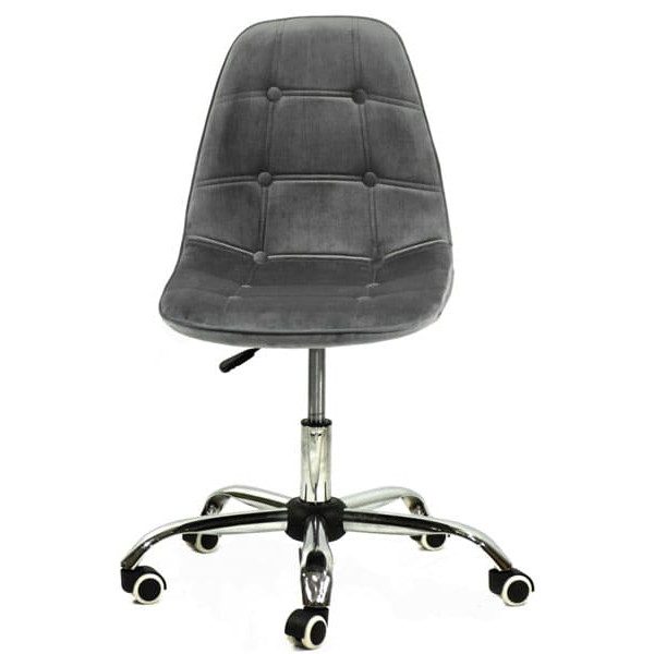 Стул Onder Mebli Alex Office Серый B-3 Бархат-0