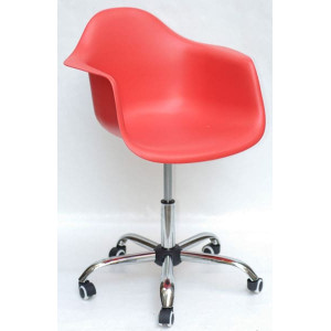 Стул Onder Mebli Leon Office Красный 05