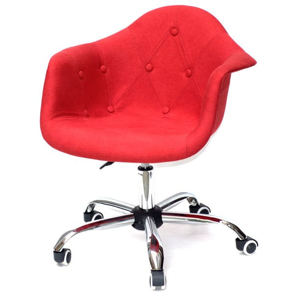 Стул Onder Mebli Leon Soft Office Красный K-9 Вискоза-1