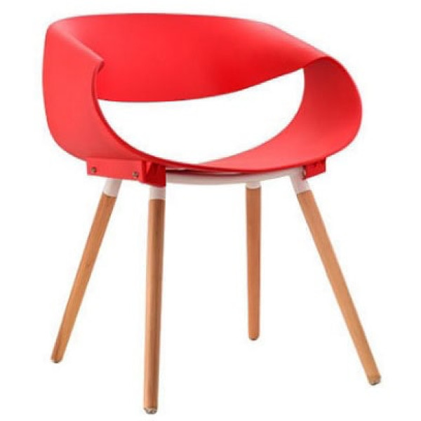Стілець Onder Mebli Kare Червоний 05 Стілець Onder Mebli Kare Червоний 05-0