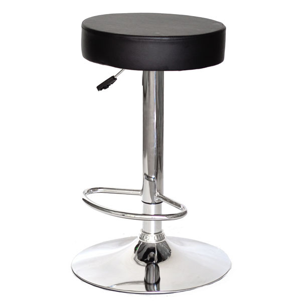 Барний стілець Onder Mebli Key BAR CH-BASE Чорний Екошкіра-2