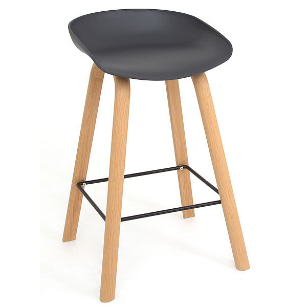 Напівбарний стілець Onder Mebli Konor BAR 65 Антрацит 01-2