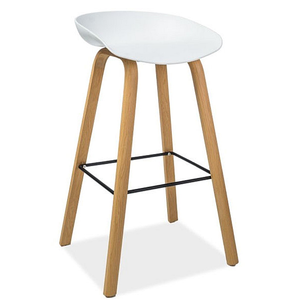 Полубарный стул Onder Mebli Konor BAR 65 Белый 07 Полубарный стул Onder Mebli Konor BAR 65 Белый 07-0