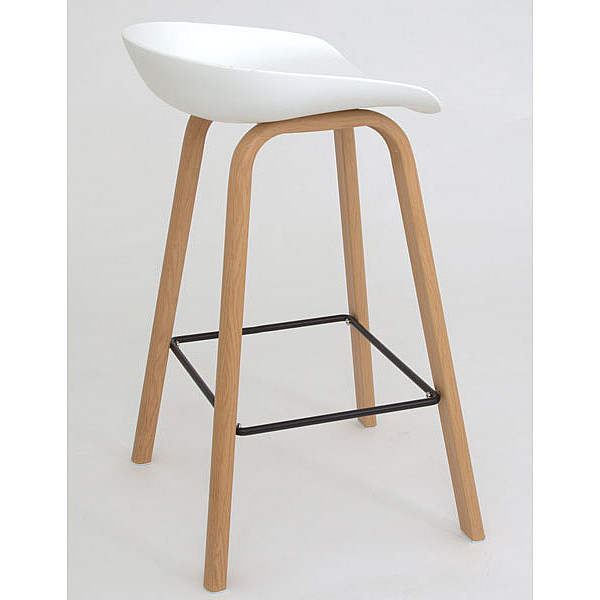 Полубарный стул Onder Mebli Konor BAR 65 Белый 07 Полубарный стул Onder Mebli Konor BAR 65 Белый 07-1