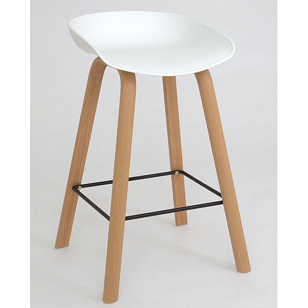 Полубарный стул Onder Mebli Konor BAR 65 Белый 07 Полубарный стул Onder Mebli Konor BAR 65 Белый 07-2