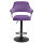 Барный стул Onder Mebli Jeff BAR BK-BASE Пурпурный B-1013 Бархат