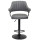 Барный стул Onder Mebli Jeff BAR BK-BASE Серый 1001 Экокожа