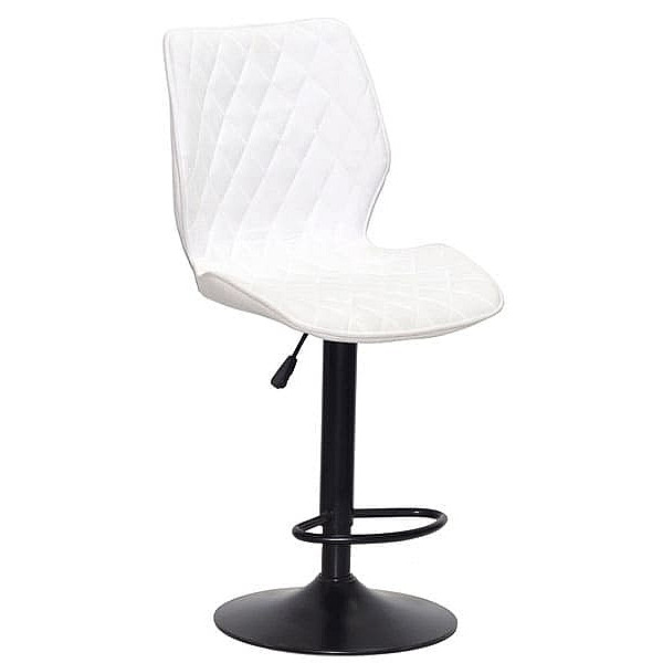 Барний стілець Onder Mebli Toni BAR BK-BASE Білий SH-4 Шеніл-0