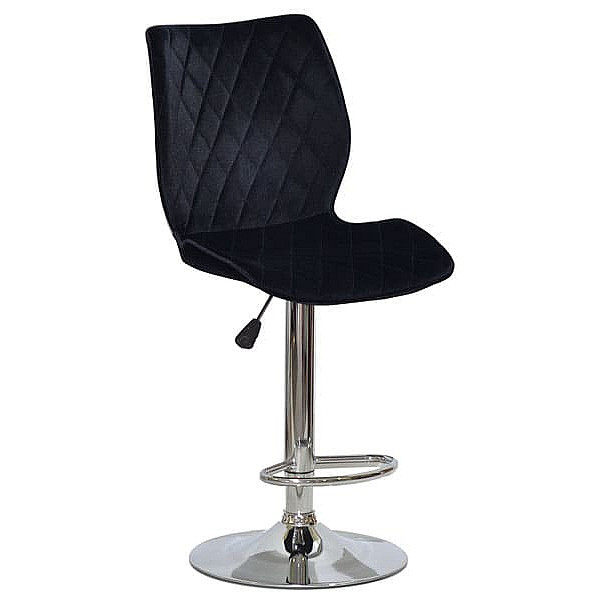 Барний стілець Onder Mebli Toni BAR CH-BASE Чорний B-1011 Оксамит-0