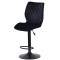 Барный стул Onder Mebli Toni BAR BK-BASE Черный B-1011 Бархат-1-thumb