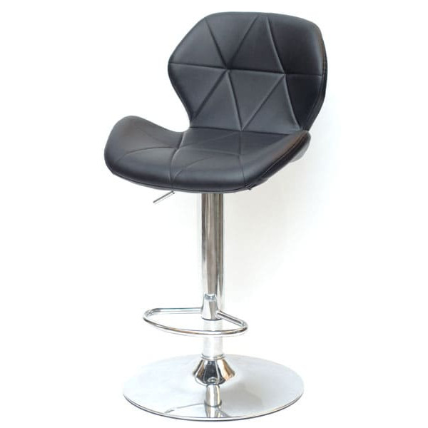 Барный стул Onder Mebli Invar BAR CH - BASE Черный Экокожа-1