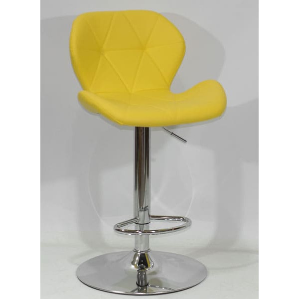 Барный стул Onder Mebli Invar BAR CH - BASE Желтый 12 Экокожа-0