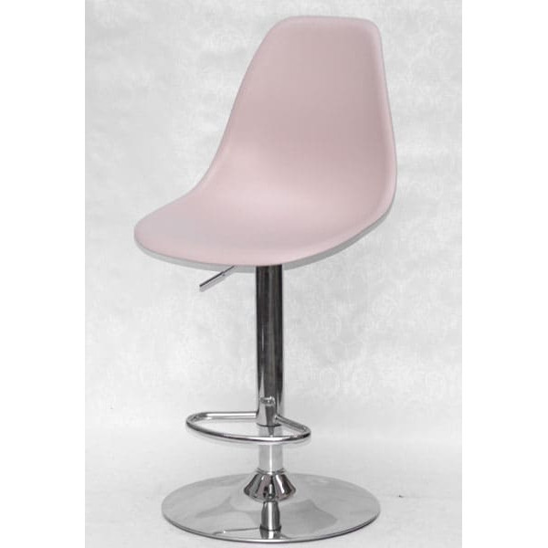 Барний стілець Onder Mebli Nik BAR CH - BASE Рожевий 63 Пластик-1