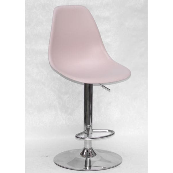 Барний стілець Onder Mebli Nik BAR CH - BASE Рожевий 63 Пластик-0
