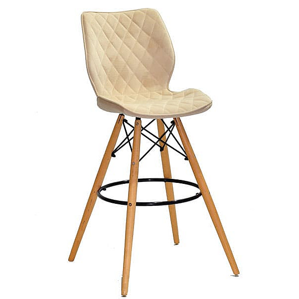 Барный стул Onder Mebli Nolan BAR 75 Бежевый B-1005 Бархат-0