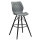 Барный стул Onder Mebli Nolan BAR 75 - BK Серый 1001 Экокожа