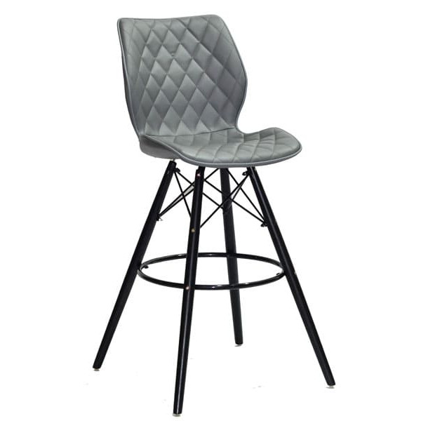 Барний стілець Onder Mebli Nolan BAR 75 - BK Сірий 1001-0