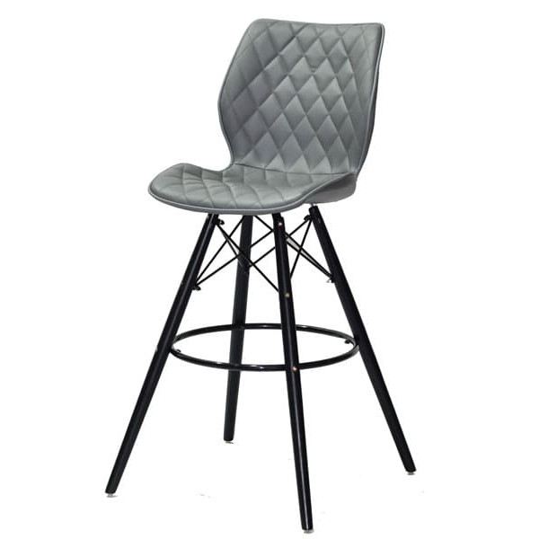 Барний стілець Onder Mebli Nolan BAR 75 - BK Сірий 1001-1