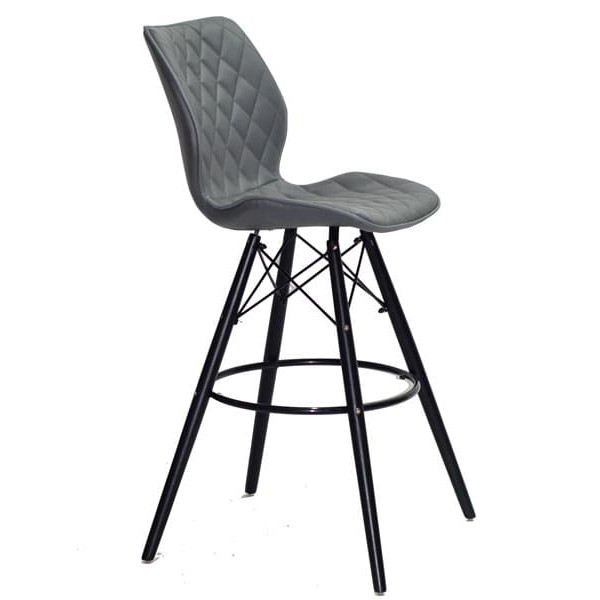 Барний стілець Onder Mebli Nolan BAR 75 - BK Сірий 1001-2