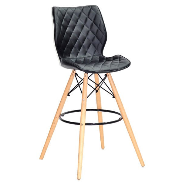 Барний стілець Onder Mebli Nolan BAR 75 Чорний Екошкіра-0