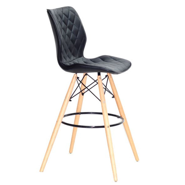 Барний стілець Onder Mebli Nolan BAR 75 Чорний Екошкіра-2