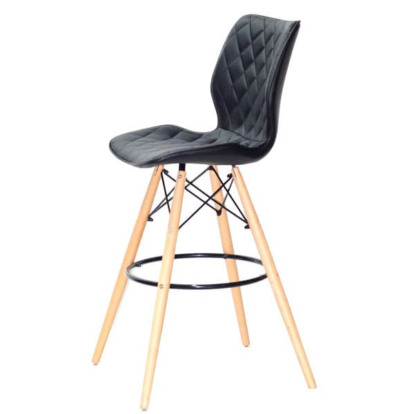 Барний стілець Onder Mebli Nolan BAR 75 Чорний Екошкіра-3