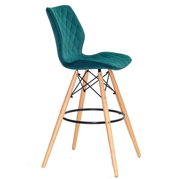 Барный стул Onder Mebli Nolan BAR 75 Зеленый B-1003 Бархат-2